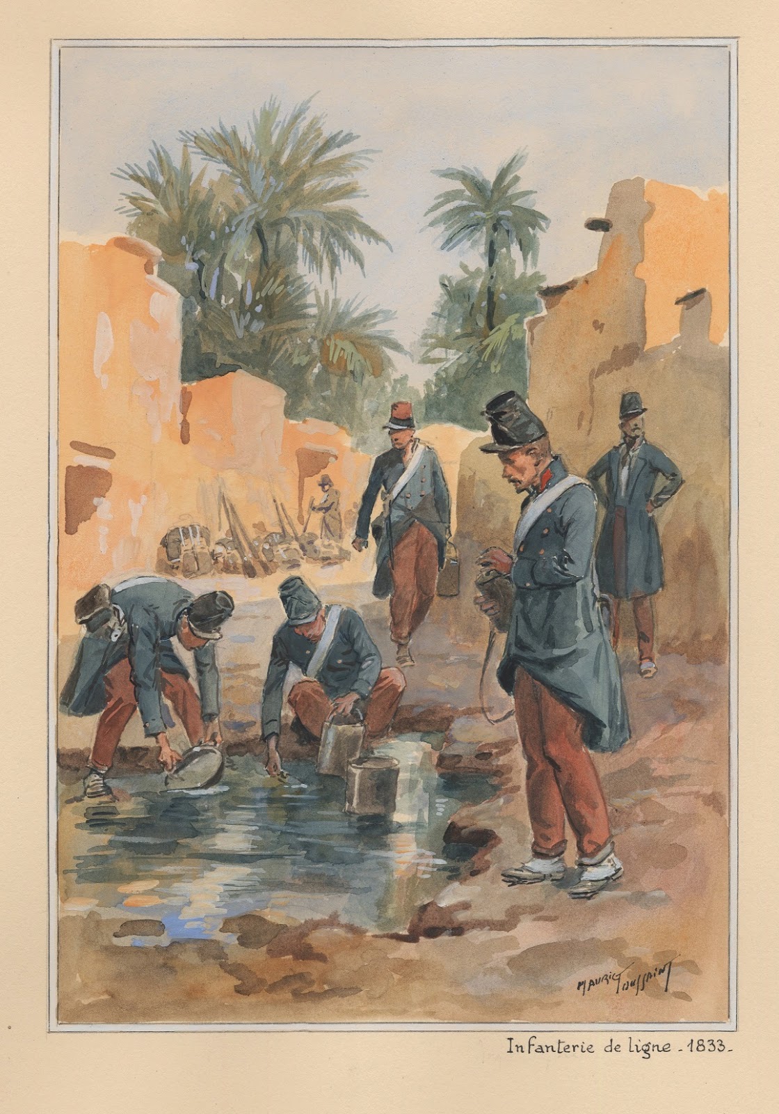 1833 Algérie Infanterie de ligne