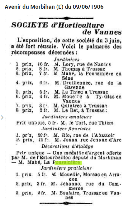 1906 Poussinire jardnier Ste Horticole