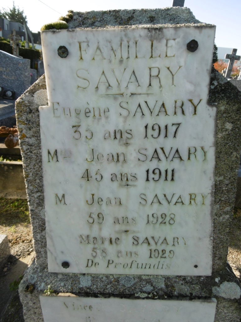 Savary Eugène ECRIT