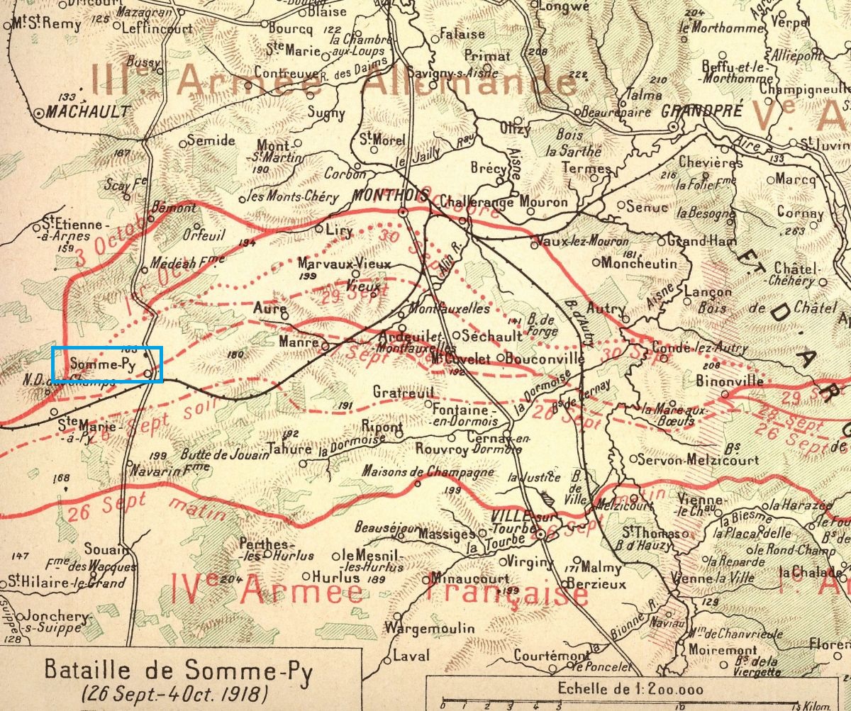 BREDOUX sommepy 1918