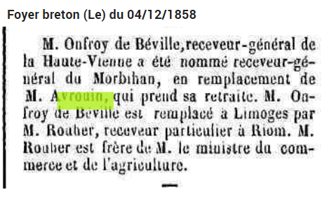 1858 Avrouin Retraite