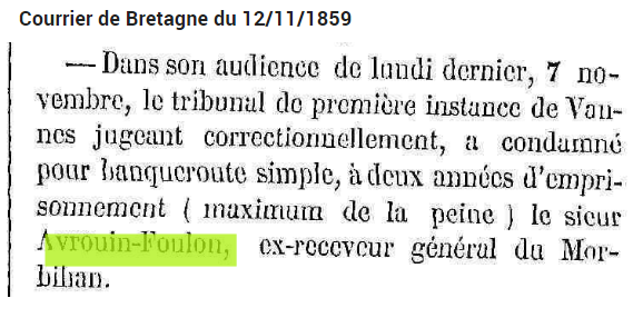 1859 Avrouin condamnation