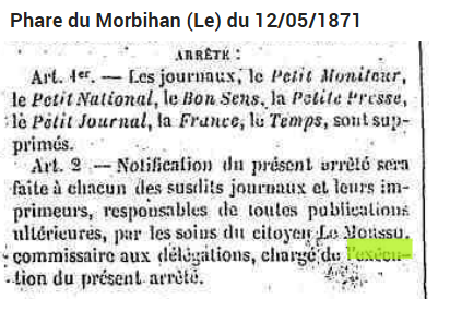 1871 0 Le Moussu presse
