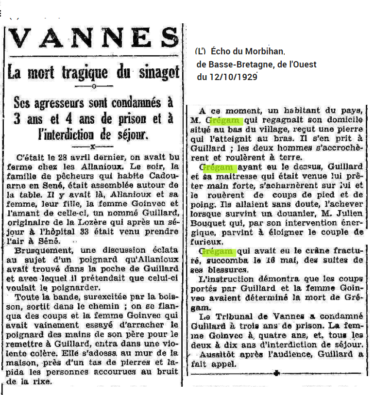 1929 10 12 grégam victime