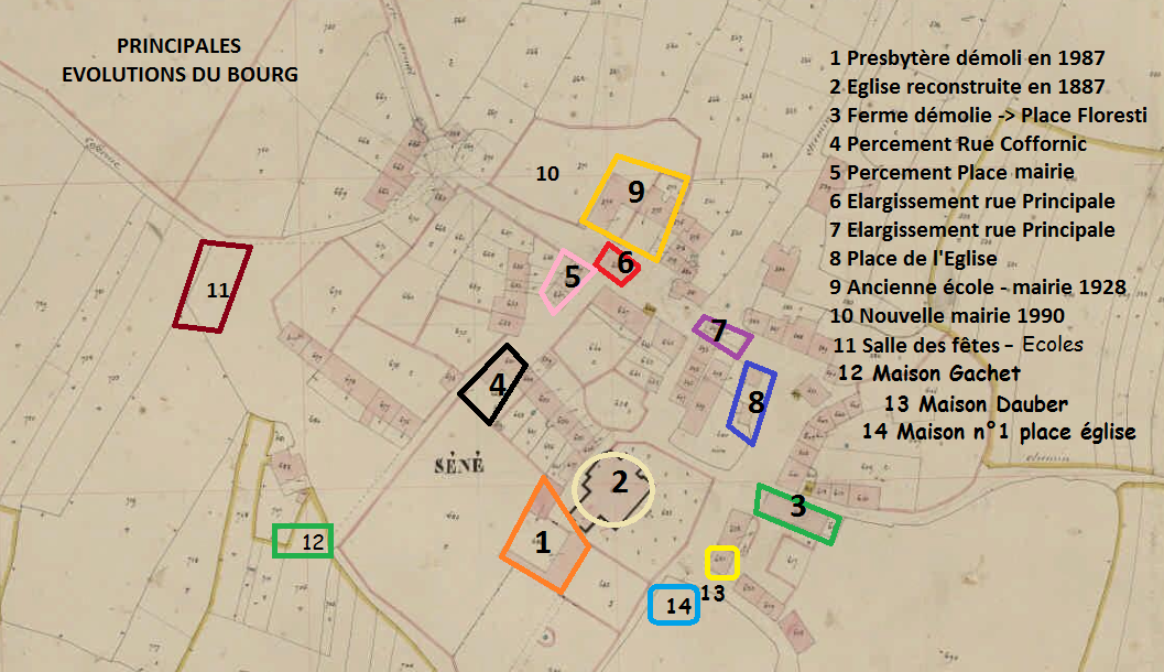 1844 bourg Séné Evolution