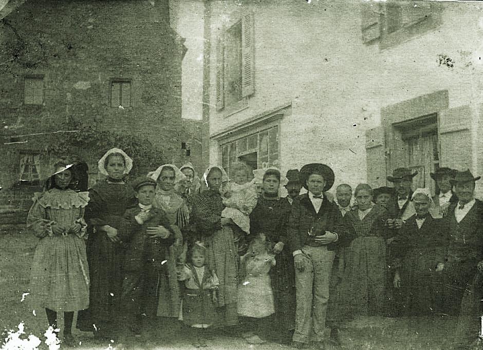 1890 Bourg boulangerie Eglise