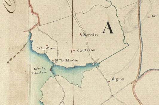 Cantizac cadastre 1810 2