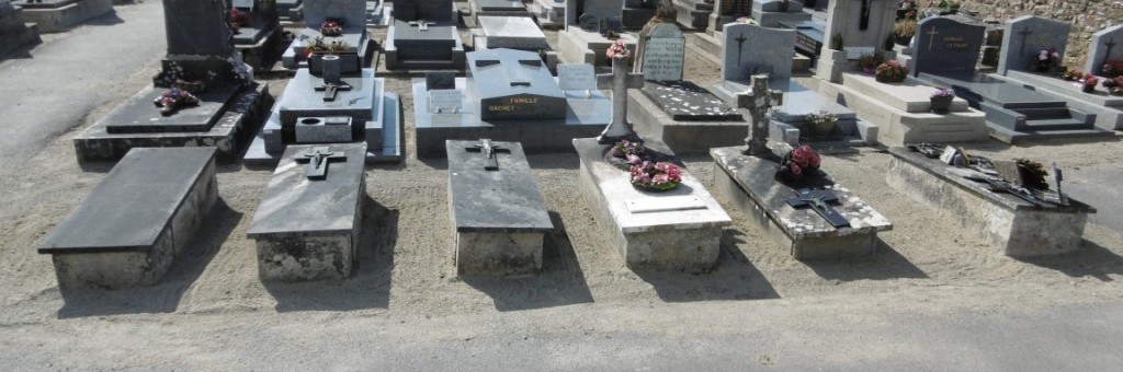 Cimetière jolies tombes