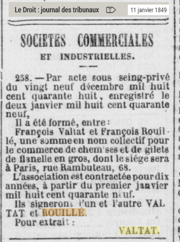 1849 Rouille Valtat PME