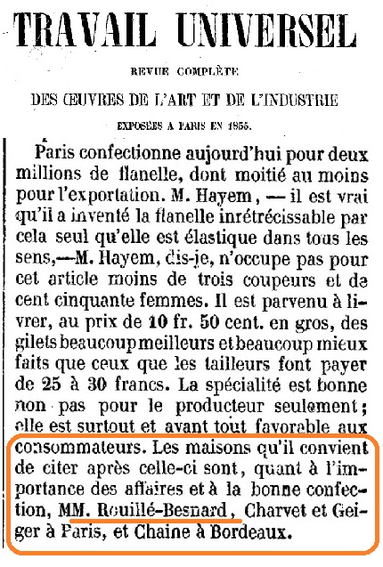 1855 Rouille Besnard chemisier
