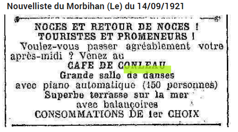 1921 09 PUB Café Conleau