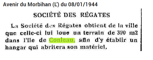 1944 01 Regates Conleau terrain