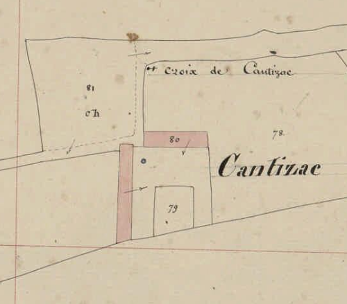 Cantizac croix 1844