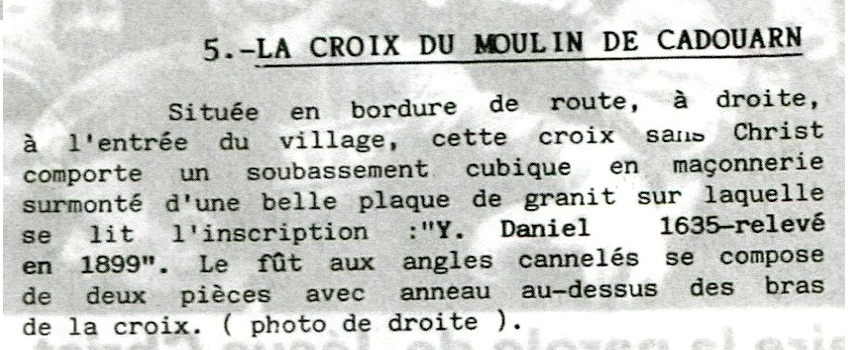 Le Sinagot Croix Cadouarn