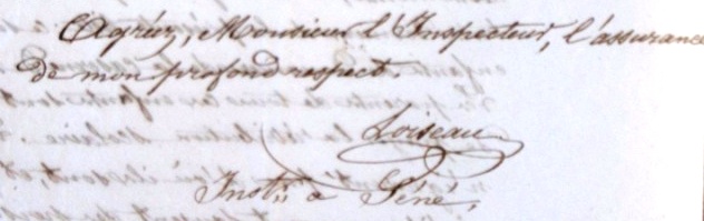 1852 LOISEAU signature
