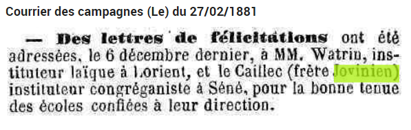 1881 Sene LE Caillec Jovinien