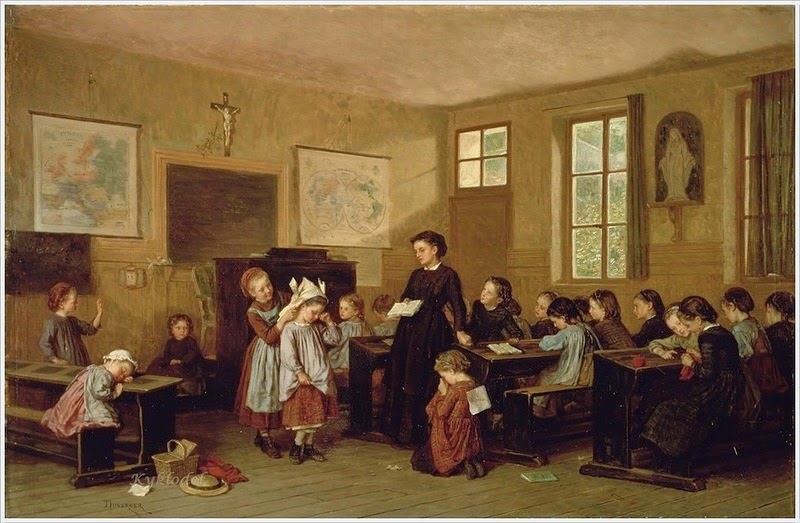 Classe des filles par Théophile Emmanuel Duverger