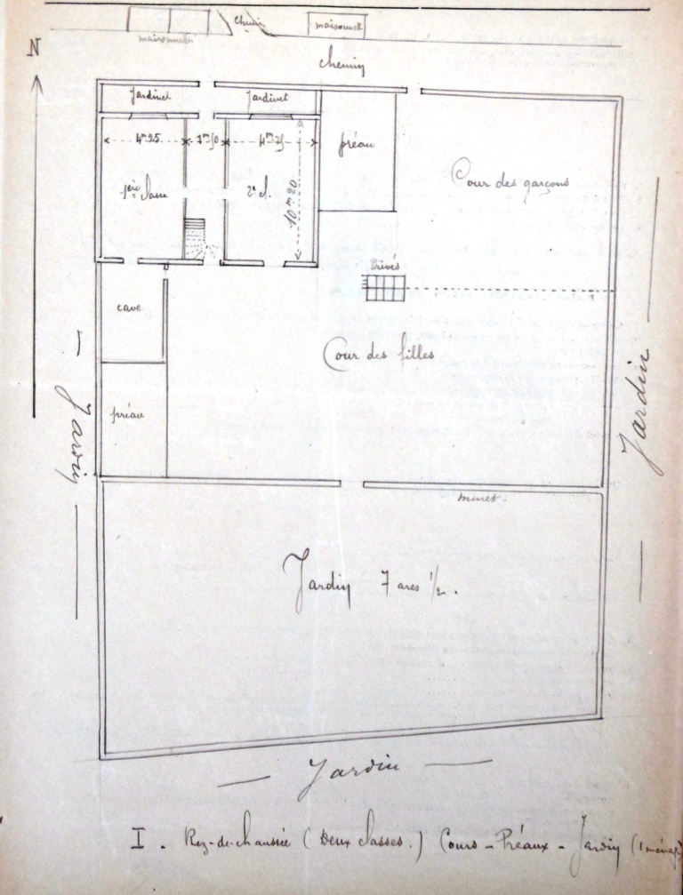 PLAN ecole Langle RdC jardin