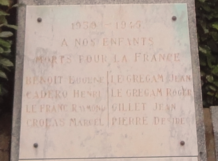 1939 45 monument mort