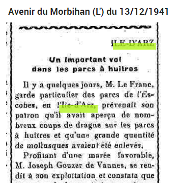 1941 LE FRANC gouzerh B