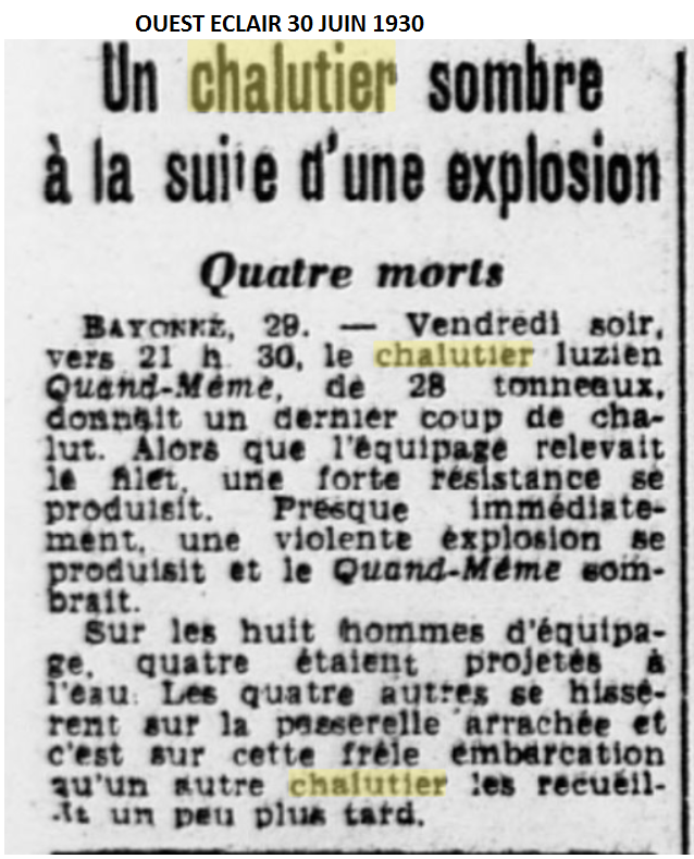 1942 OUEST ECLAIR Quand Même