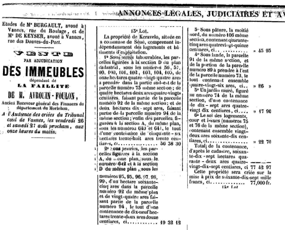 1859 Keravelo vente