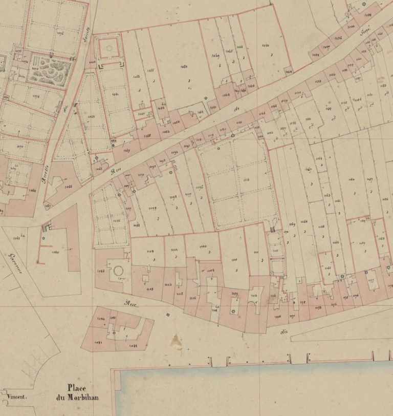 Plan 1844 Rue de Séné B