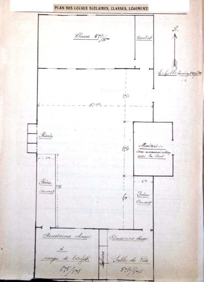 SENE bourg Mairie Ecole plan