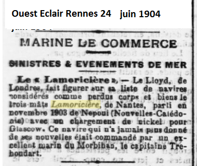 1904 Ouest Eclair