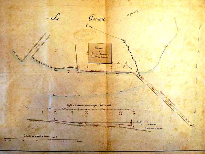 La Garenne ancien plan