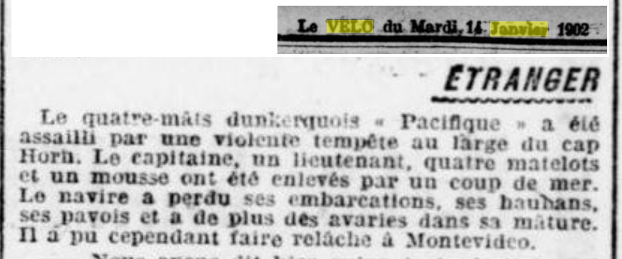 1902 Le Velo article