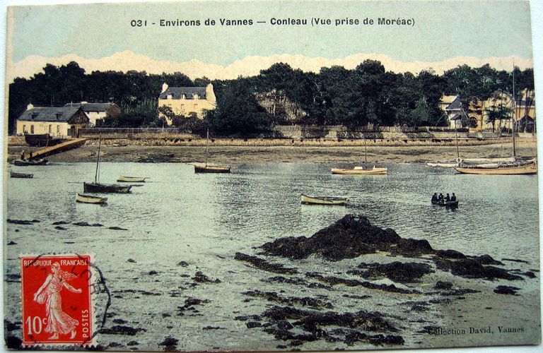1900 ca LE GUIL barque Conleau