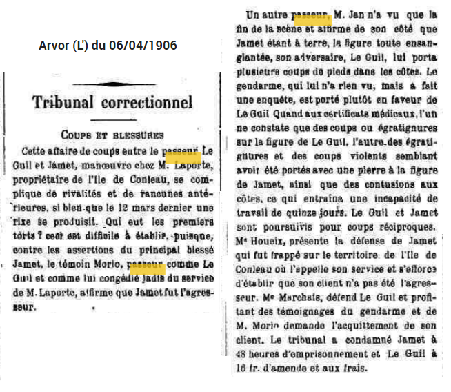 1906 Le Guil tribunal