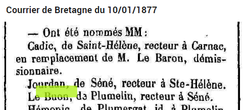 1877 JOURDAN nomination Ste6helène
