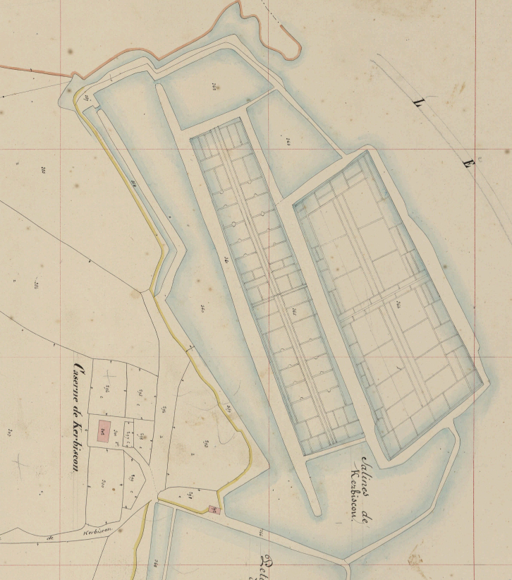 1844 Kerbiscond fontaine caserne salorge