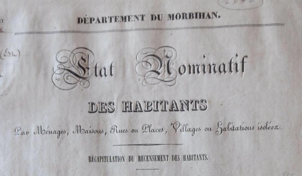 1841 Etat Habitant