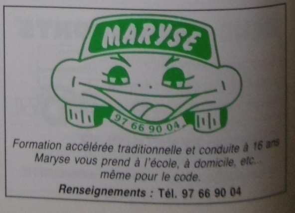 1990 01 Maryse auto ecole