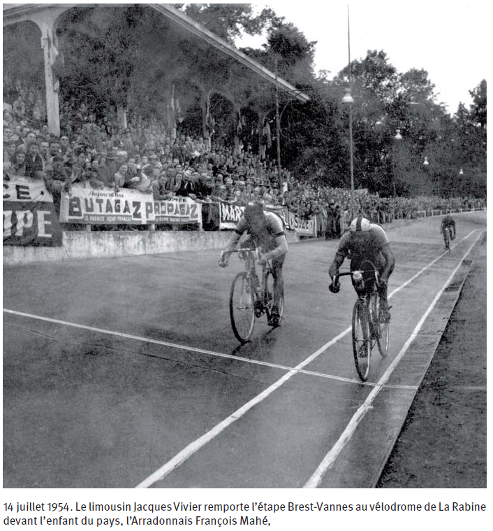 1954 Tour Vannes Velodrome