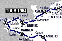 1954 Tour en Bretagne