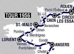 1956 Tour en Bretagne