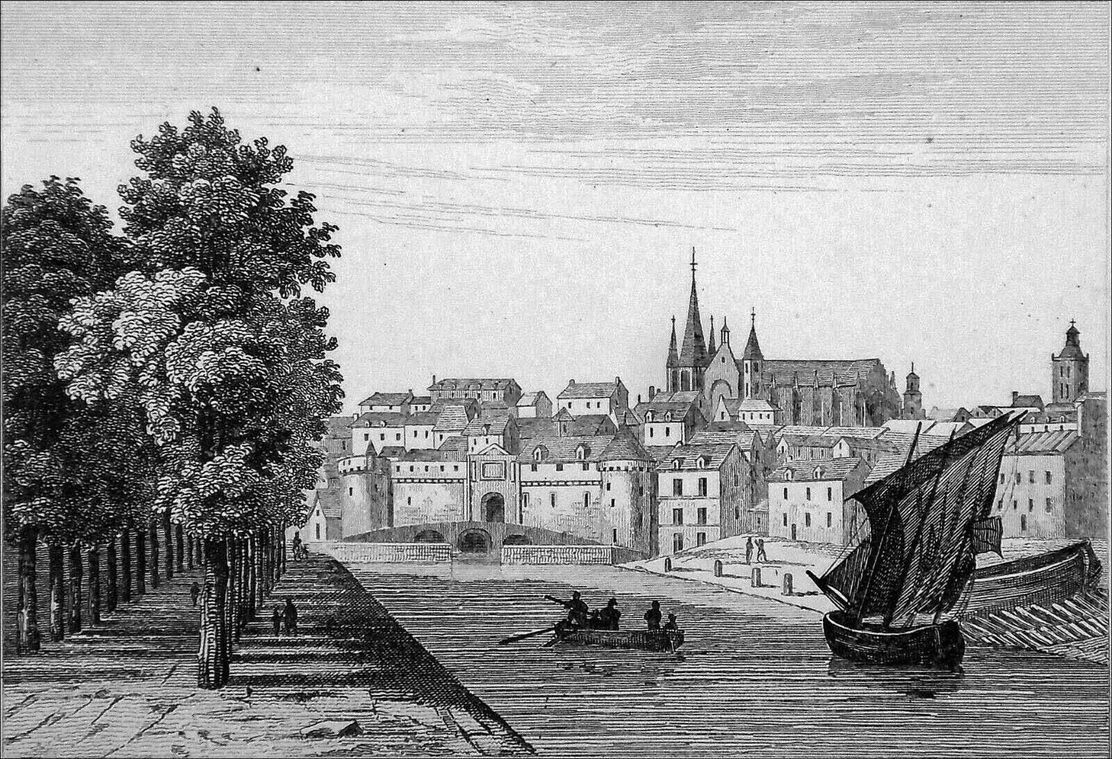 1760 Porte St Vincent gravure