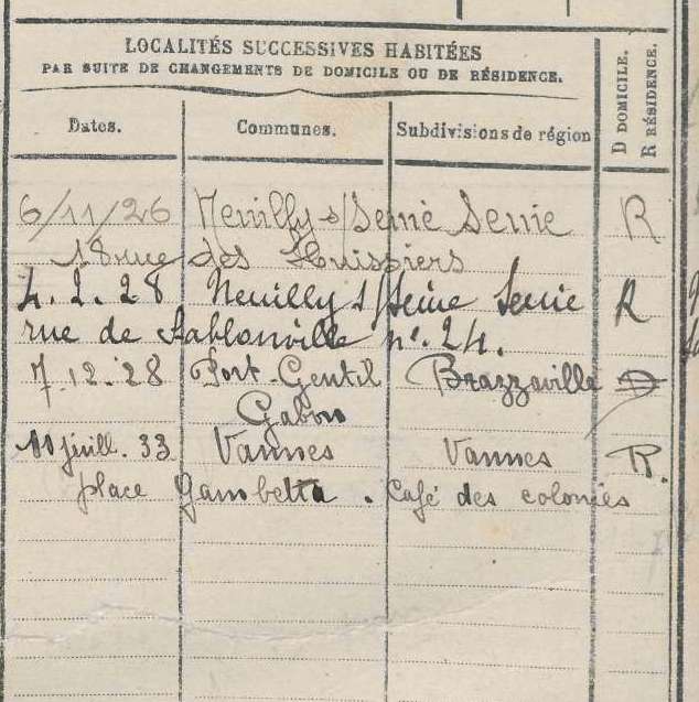 1933 ROUYER Cafe Colonie