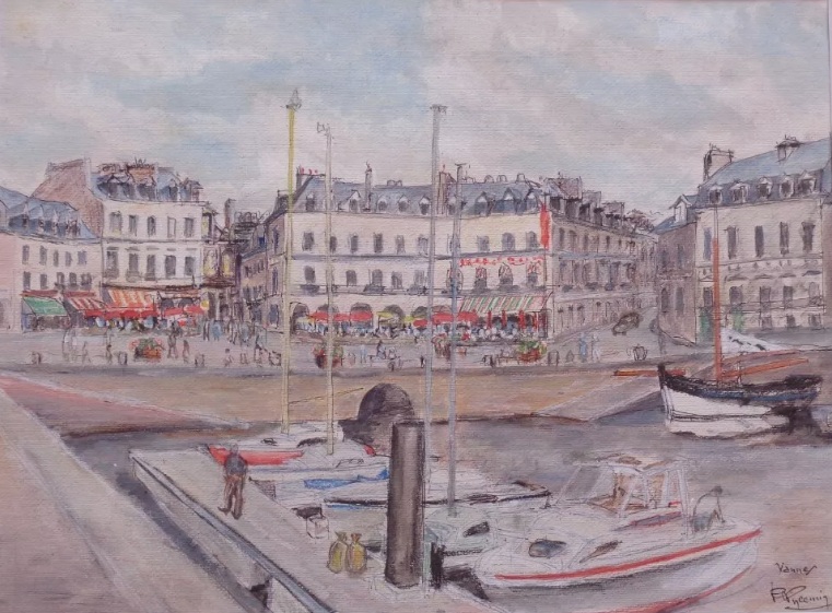 Aquarelle Place Gambetta