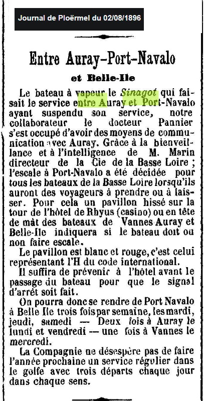 1896 08 Cie Basse Loire Le Sinagot
