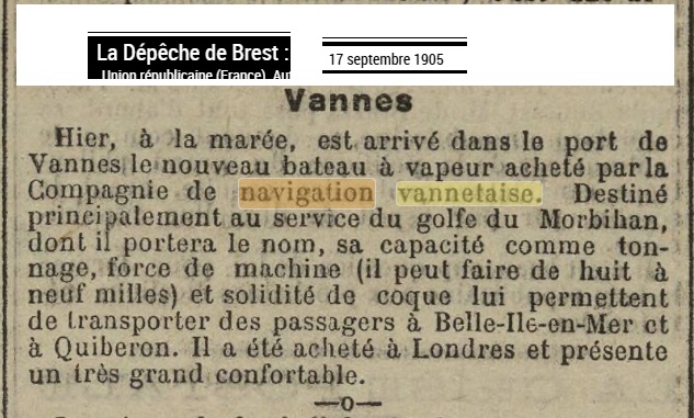 1905 09 Achat Le Morbihan
