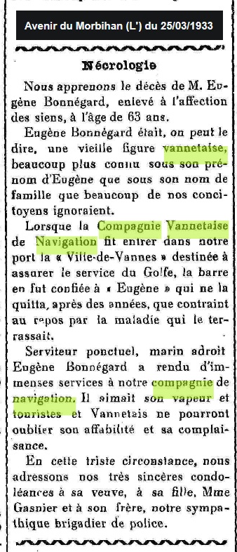 1933 03 Capitaine Bonnégard