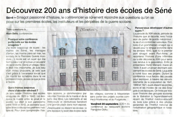 2019-09 Journées du Patrimoine : Histoire des Ecoles