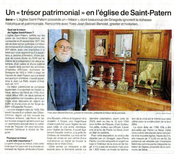 Le Trésor de Saint Patern par Yves-Jean BELOEIL-BENOIST
